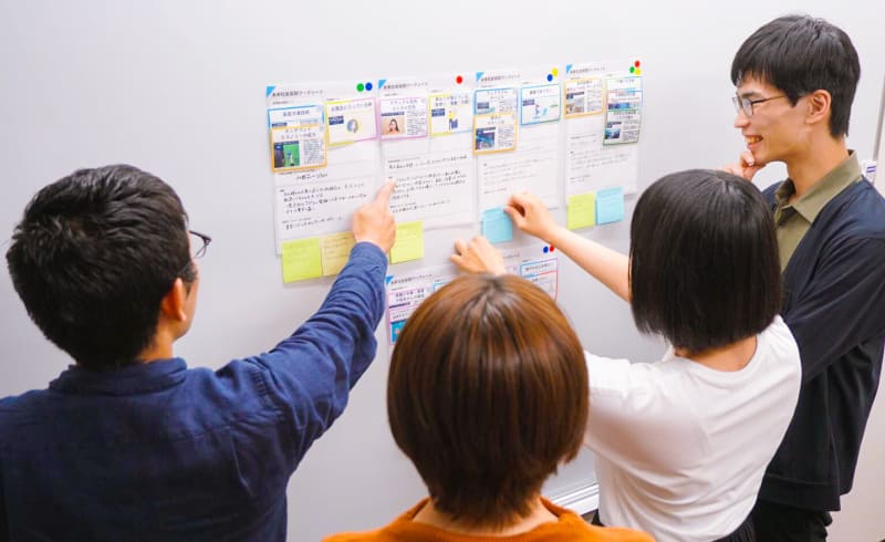 新規事業立ち上げを支援するワークショップ風景